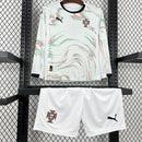Kit infantil Portugal Away Manga Comprida 2025/26 - Puma infantil
