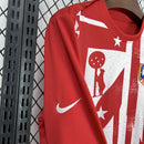 Camisa Atlético de Madrid Pré Jogo Manga comprida 2025/26 - Versão Torcedor