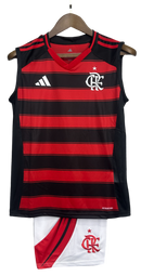 Kit Infantil Flamengo Regata Home 2025/26 - Adidas infantil