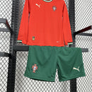 Kit infantil Portugal Home Manga Comprida 2025/26 - Puma infantil