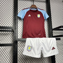 Kit Infantil Aston Villa Home 24/25  - Adidas Infantil
