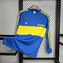Camisa Boca Juniors Manga Longa Titular 1981   - Versão Retro
