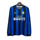 Camisa INTER DE MILÃO Champions League HOME 2009 - Versão Retro Manga Comprida