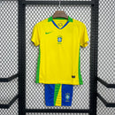 Kit Infantil Brasil Home 2025/26 - Nike infantil