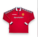 Camisa Manchester United Home 1998/99 - Versão Retro Manga Comprida
