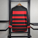 Camisa Flamengo Home 24/25 - Adidas Torcedor Manga Comprida