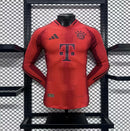 Camisa Bayern Munich Home Manga Comprida 24/25 - Adidas Jogador Masculina