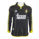 Camisa Real Madrid Away 1998/99 - Versão Retro Manga Comprida