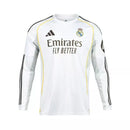 Camisa Real Madrid Home Manga comprida 2025/26 - Adidas Torcedor Masculina