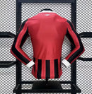 Camisa Milan Home Manga Comprida 24/25 - Puma Jogador Masculina