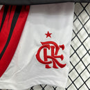 Kit Infantil Flamengo Home Manga Comprida 2025/26 - Adidas infantil