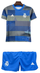 Kit Infantil Real Madrid Treinamento Pré-Jogo 2025/26 - Adidas infantil
