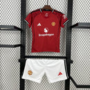 Kit Infantil Manchester United  Home 2025/26 - Modelo Infantil