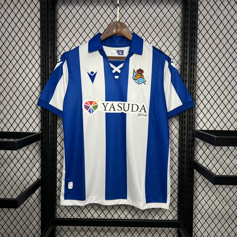 Camisa Real Sociedad Home 24/25 - Torcedor Masculina