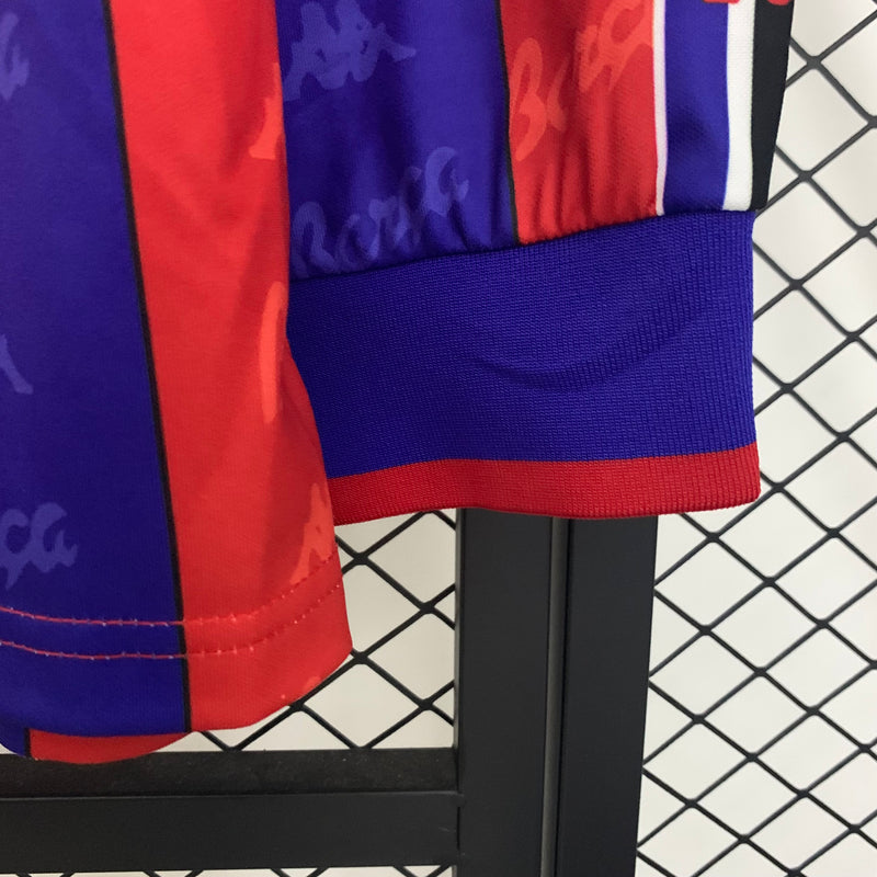 Camisa Barcelona Home 1995/97 - Versão Retro Manga Comprida