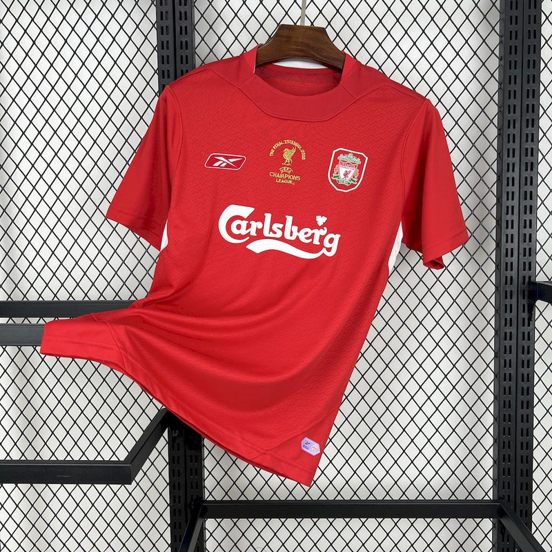 Camisa Liverpool Home 2005 - Versão Retro