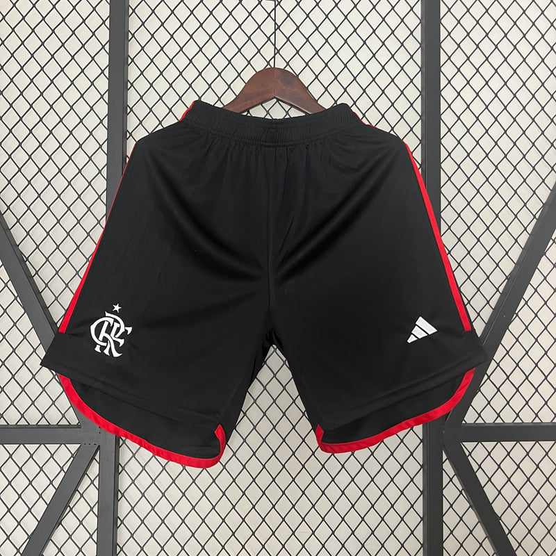 Calção Short Futebol Flamengo Black 23/24 - Short Adidas