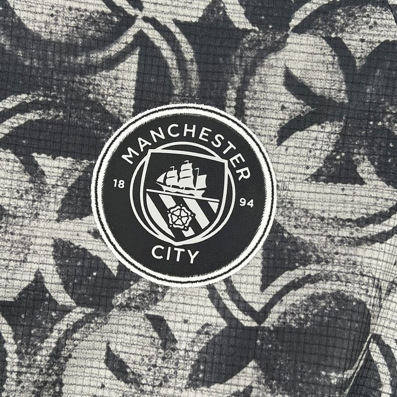 Camisa Manchester City Treinamento Pré-Jogo 2025/26 - Torcedor Masculina