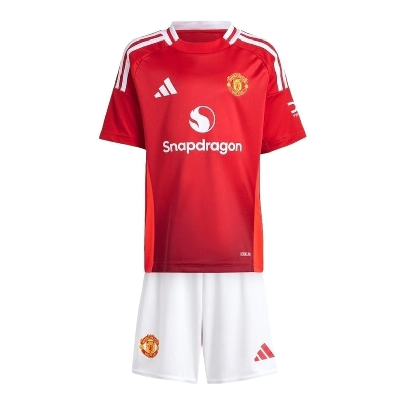 Kit Infantil Manchester United Home 24/25 - Adidas infantil
