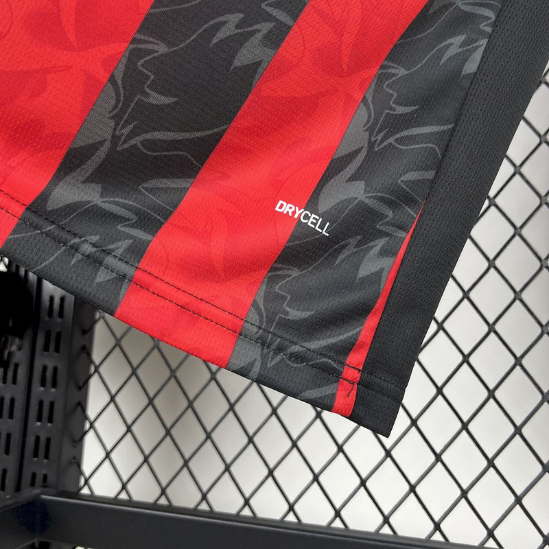Camisa Milan Home Manga comprida 2025/26 - Versão Torcedor