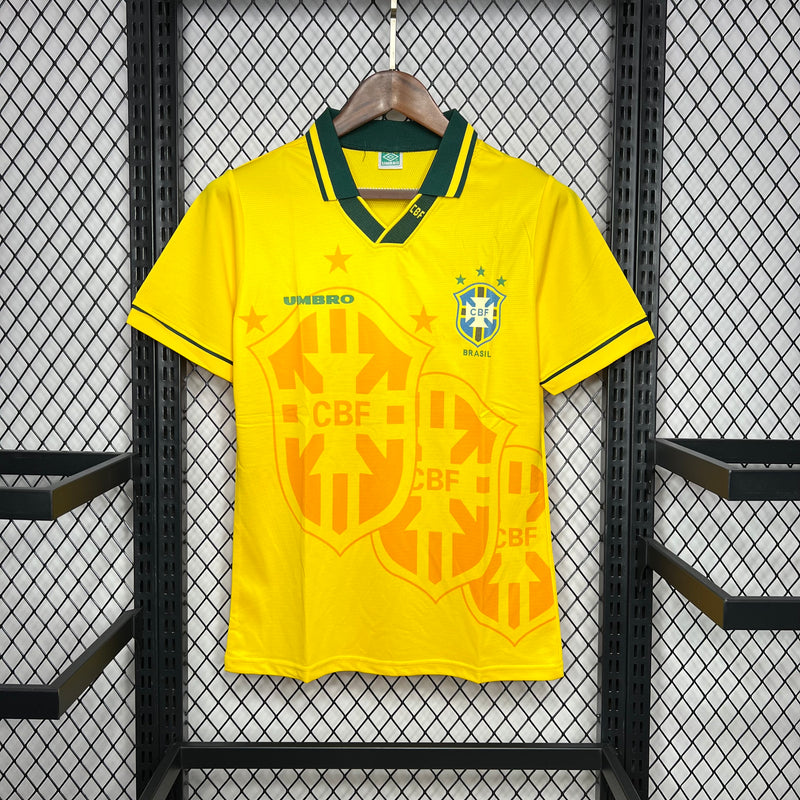 Camisa Brasil Home 1994 - Versão Retro