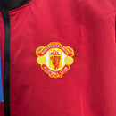 Jaqueta Corta Vento Manchester United Versão Retro - Vermelho
