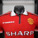 Camisa Manchester United Home 1998/99 - Adidas Jogador Masculina