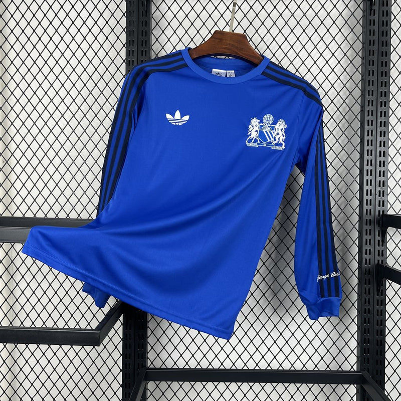 Camisa Manchester United Edition Blue - Adidas Versão Retro
