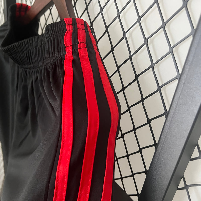 Calção Short Futebol Flamengo Black 23/24 - Short Adidas