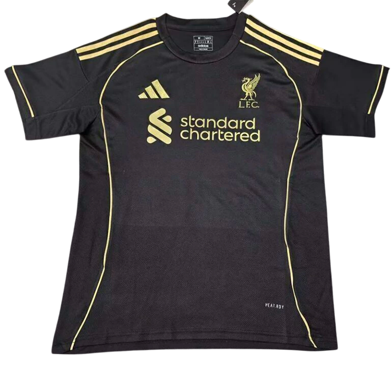 Camisa Liverpool Black 2025/26 - Torcedor Masculina