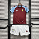 Kit Infantil Aston Villa Home 24/25  - Adidas Infantil