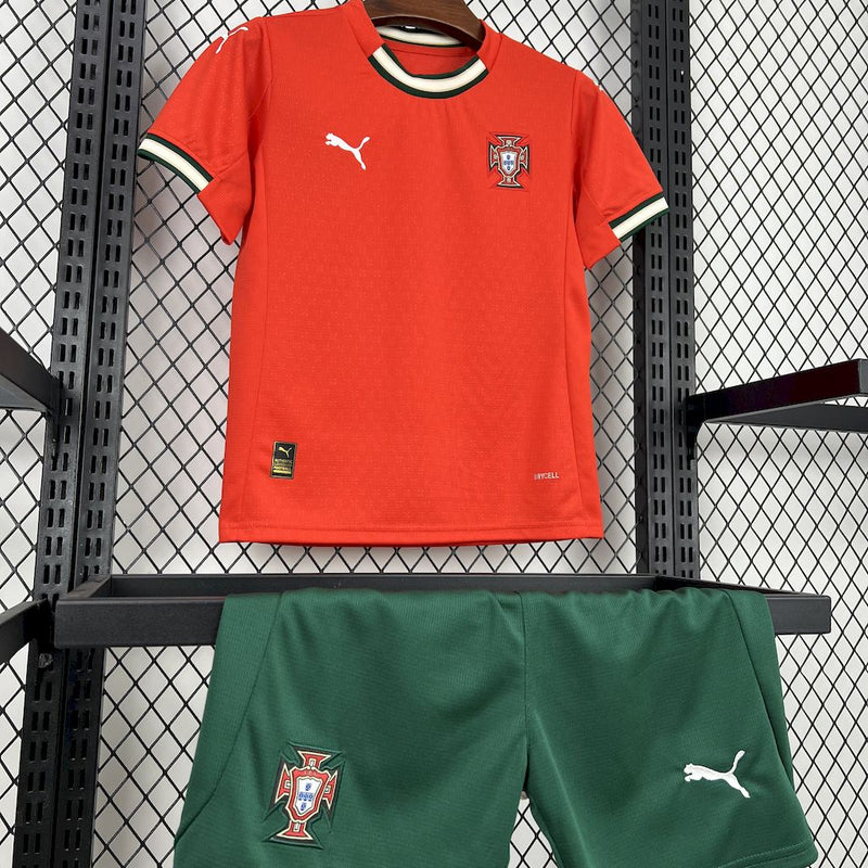 Kit Infantil Portugal Home 25/26 - Puma infantil