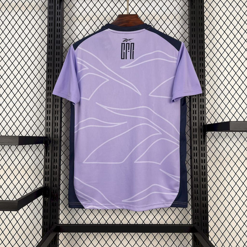 Camisa Botafogo Pré-Jogo Roxa 2025/26 - Torcedor Masculina