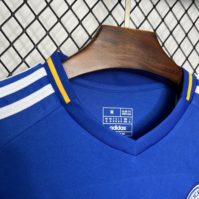 Camisa Leicester City Home 24/25 - Adidas Torcedor Masculina