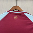 Camisa Aston Villa Home 25/26 -  Adidas Torcedor Masculina
