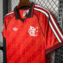 Camisa Flamengo Gola Polo 24/25 - Adidas Torcedor Masculina