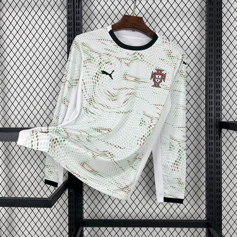 Camisa Portugual Away 2025/26 - Versão Torcedor Manga Comprida
