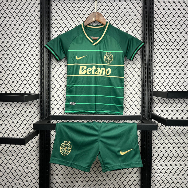 Kit Infantil Sporting Away 24/25 - Nike Infantil