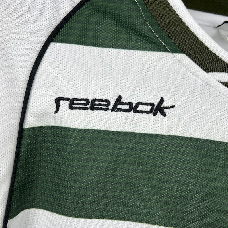 Camisa Sporting Home 2001/03 - Versão Retro Manga Comprida