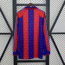 Camisa Barcelona Home 1995/97 - Versão Retro Manga Comprida