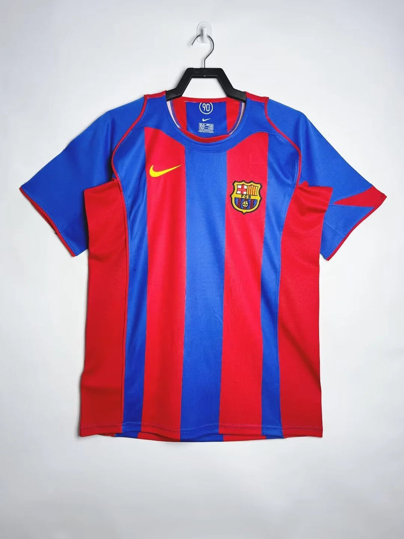 Camisa Barcelona Home 2004/05 - Nike Versão Retro