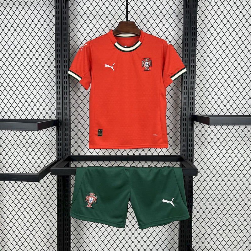 Kit Infantil Portugal Home 25/26 - Puma infantil