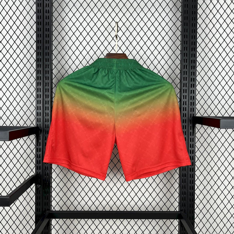 Calção Short Futebol AC Milan Co-Branded Red Green 2025/26 - Puma Short