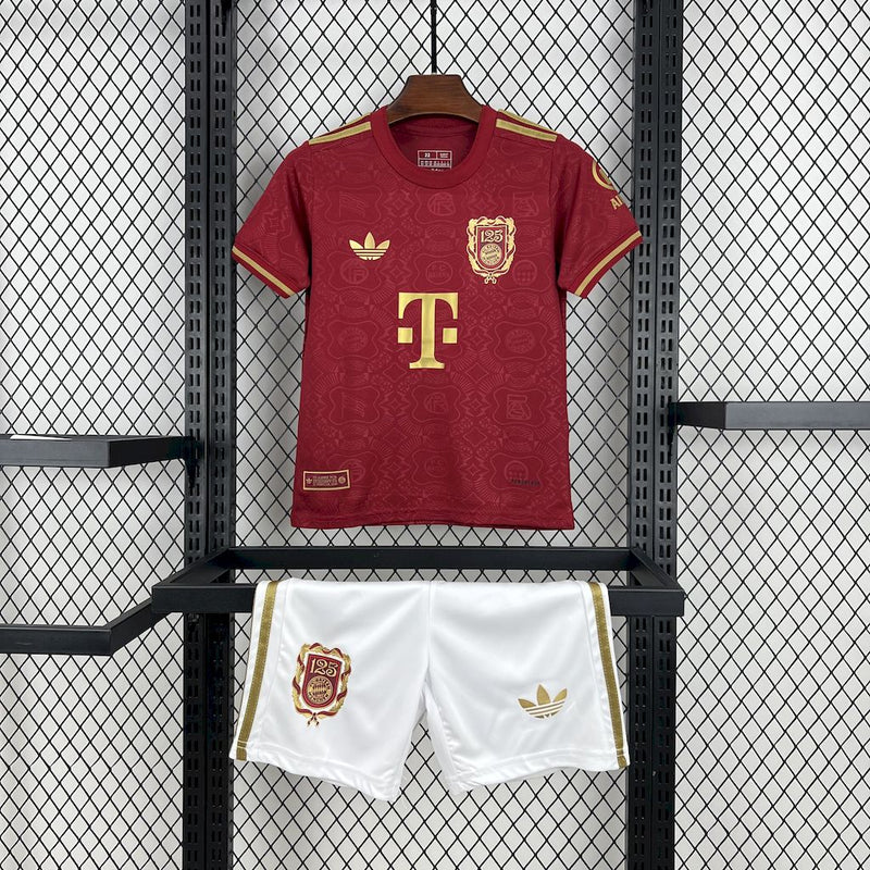 Kit Infantil Bayern Munich 125 Anos 2025/26 - Adidas Infantil