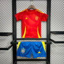 Kit Infantil Espanha Home 24/25 - Adidas Infantil