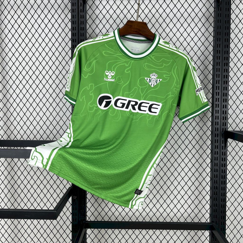 Camisa Real Betis Pré-Jogo 2025/26 - Torcedor Masculina