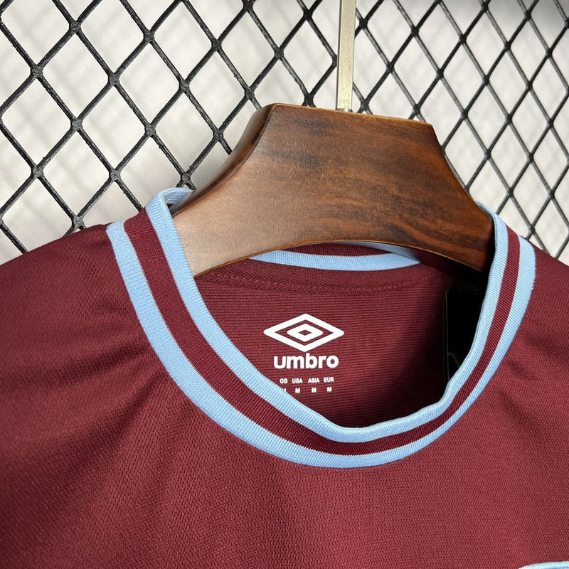 Camisa West Ham Home 24/25 - Umbro Versão Torcedor Masculino