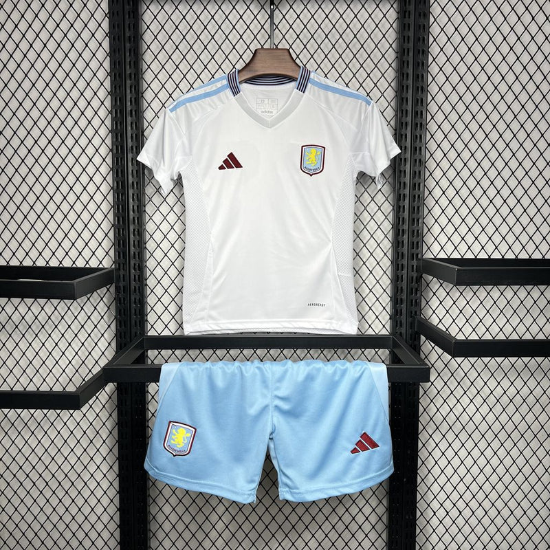 Kit Infantil Aston Villa Away 24/25 - Adidas Infantil