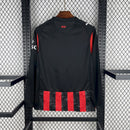 Camisa Milan Home Manga comprida 2025/26 - Versão Torcedor
