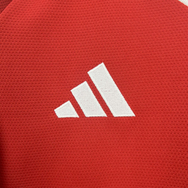 Camisa Internacional Home 2025/26 - Torcedor Manga Comprida